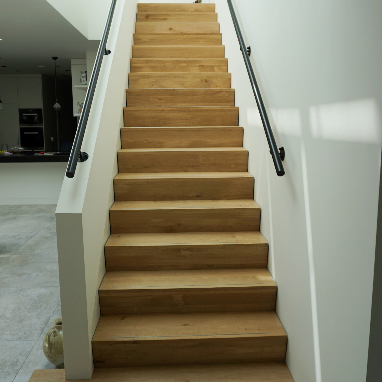 1 Traprenovatie licht eiken